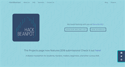 Desktop Screenshot of hackbeanpot.com
